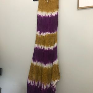 Tie died maxi dress